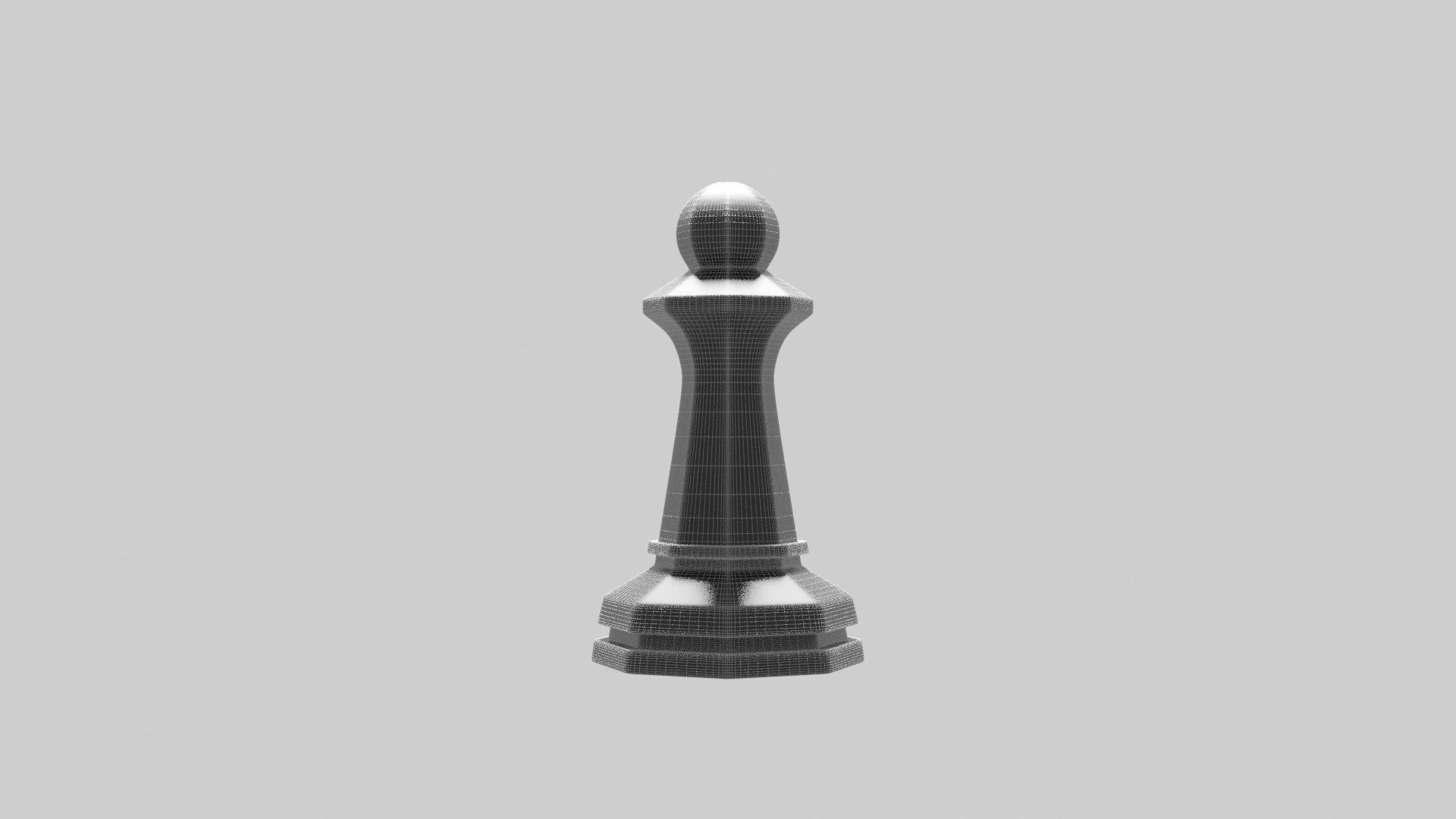 Pawn Chess Coin 3D print model_5