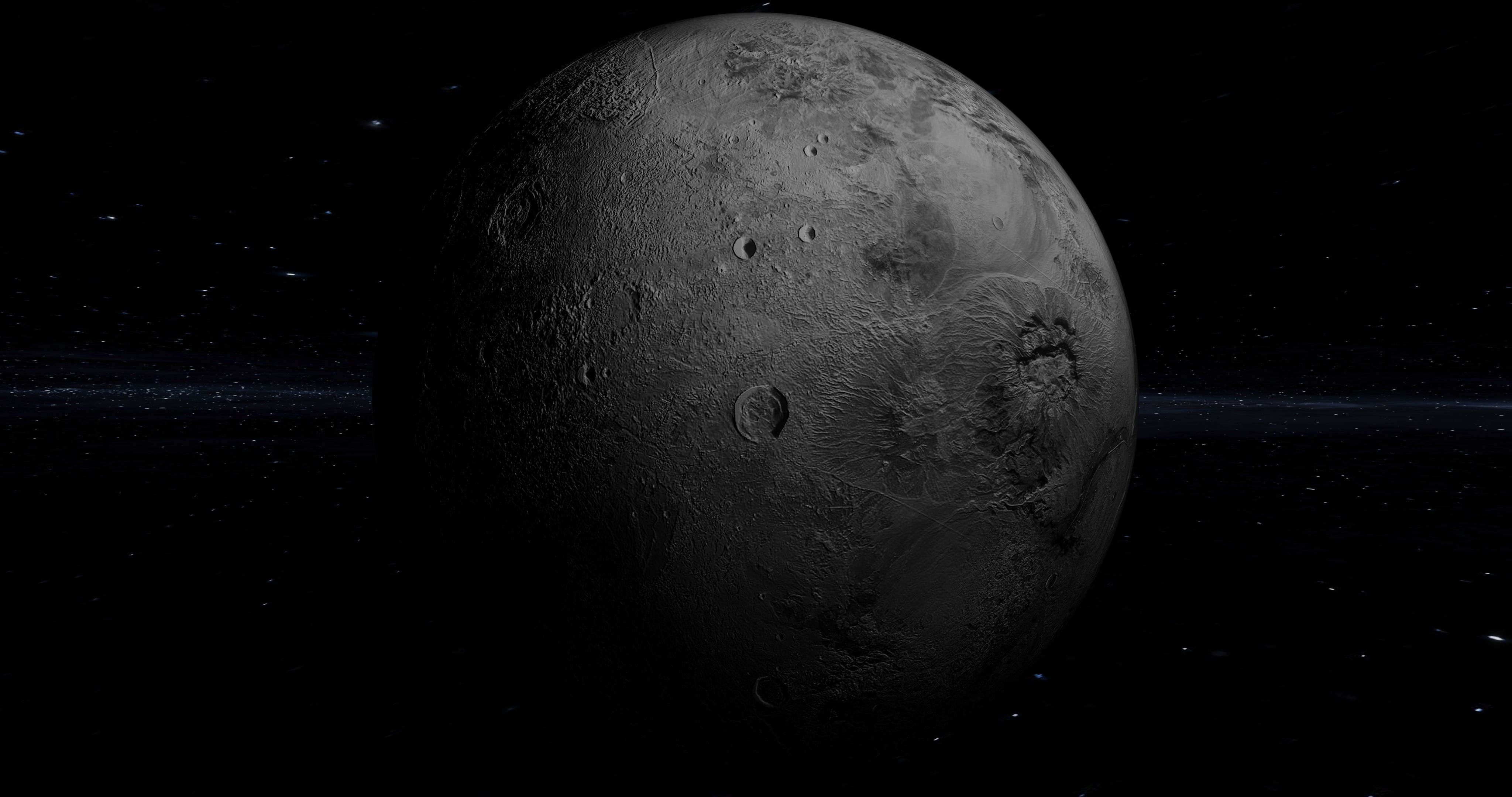 This is a Fictional planet HAUMEA 3D model_11