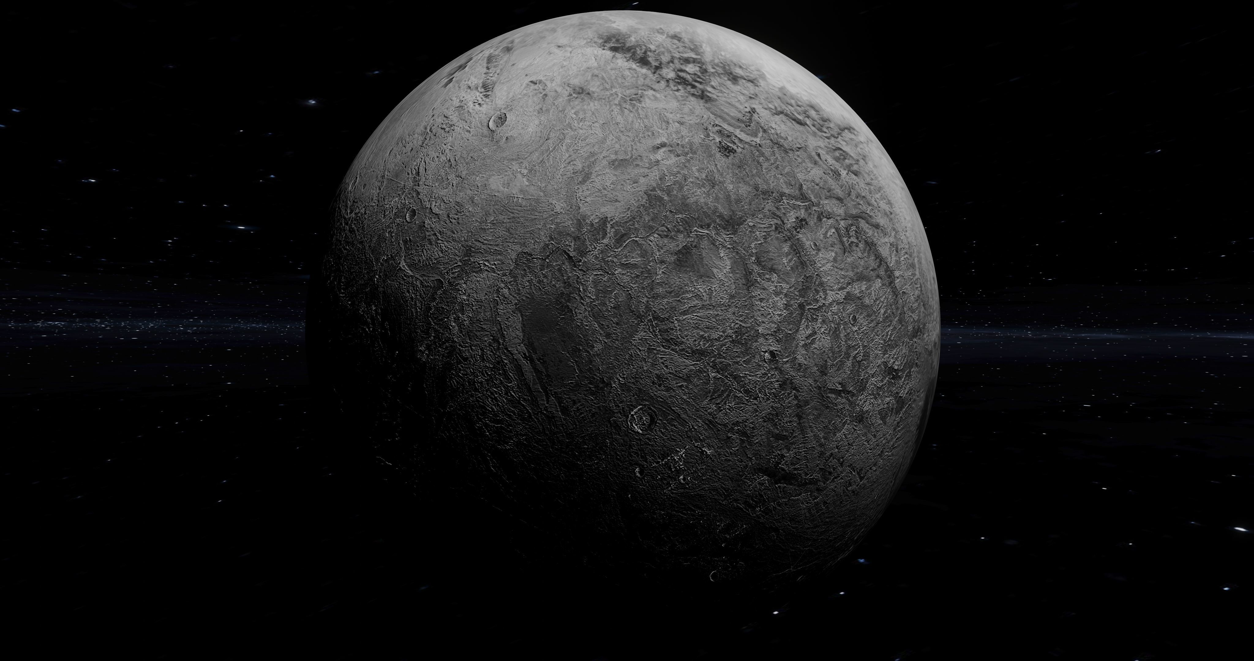 This is a Fictional planet HAUMEA 3D model_1