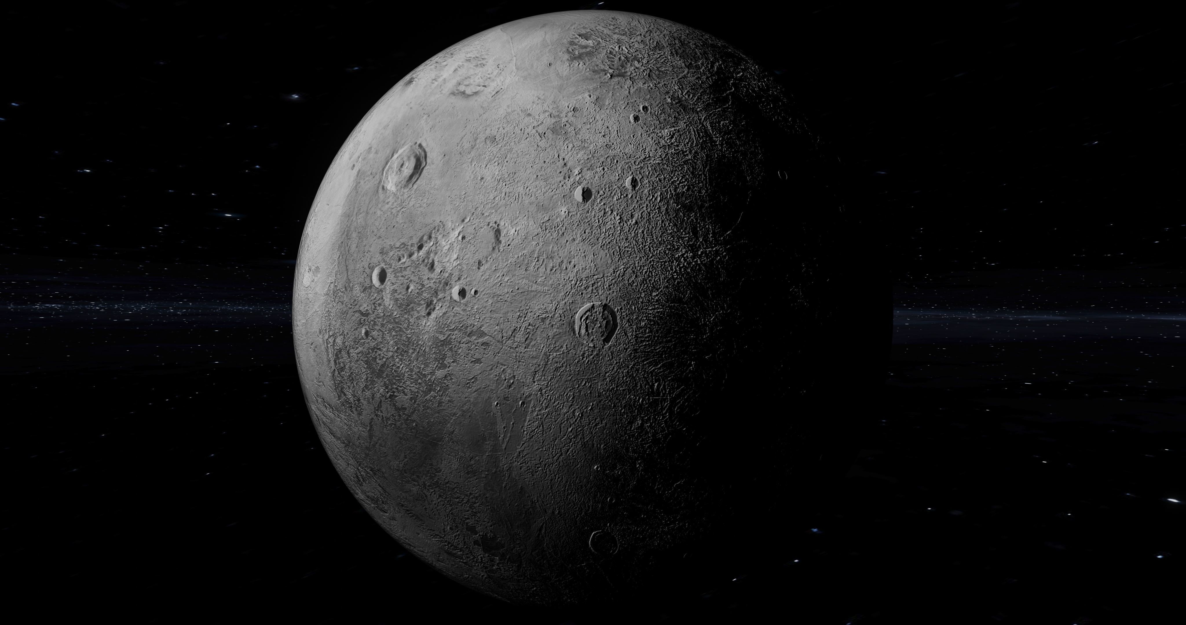 This is a Fictional planet HAUMEA 3D model_4