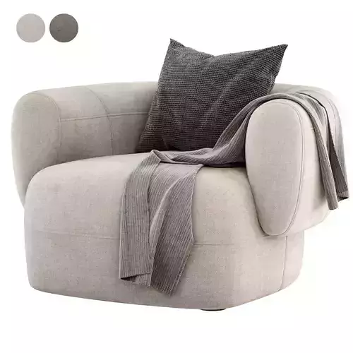 ARP armchair by Poltrona Linteloo fabric mtl