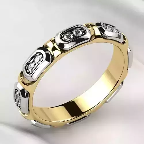 Composite Gold Fashion Ring