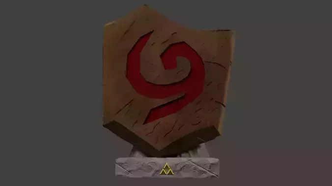 Kokiri shield for 3d printing 3D print model