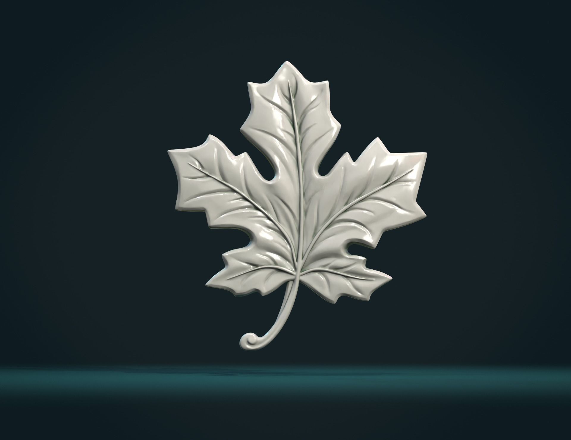Maple Leaf II 3D print model_3