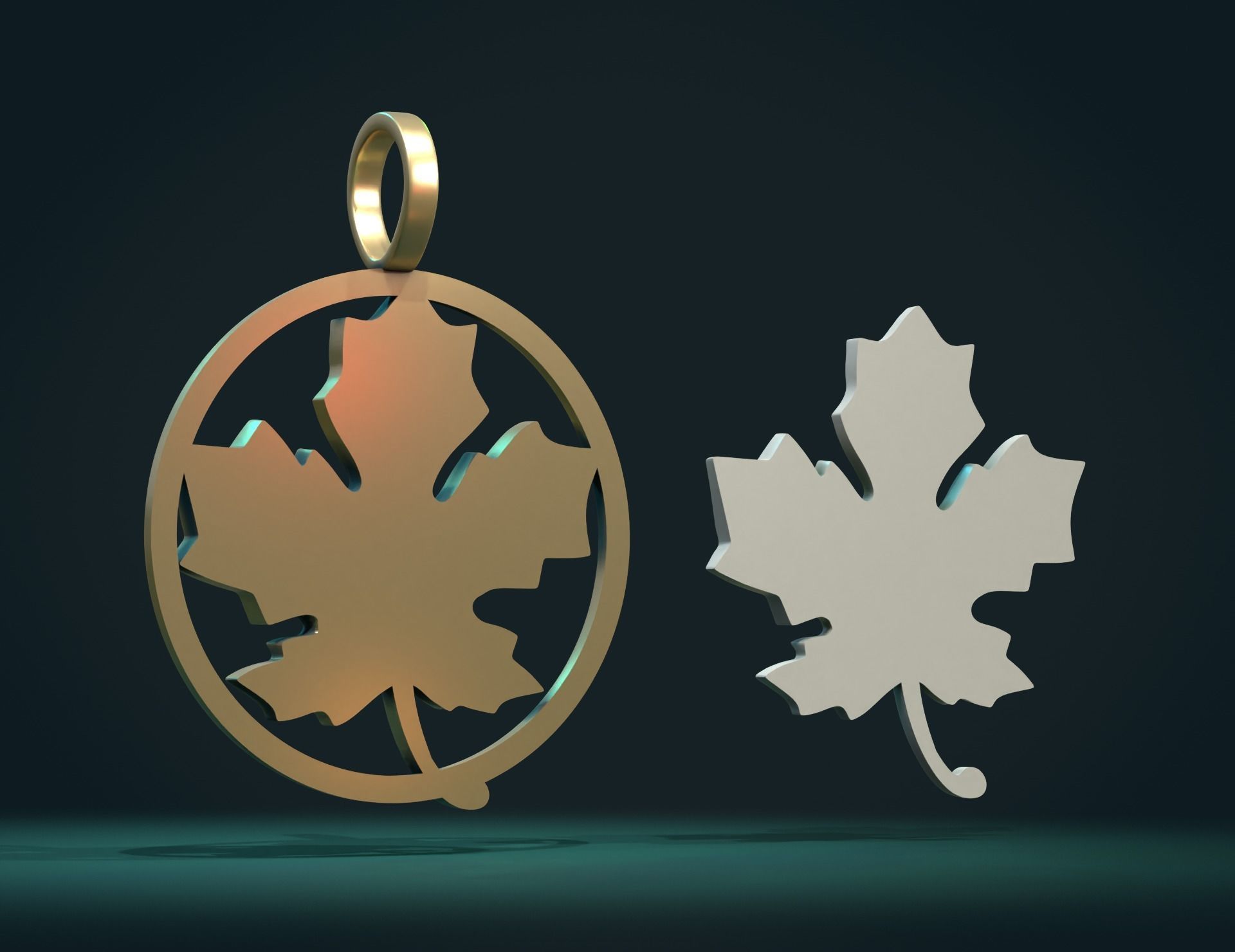 Maple Leaf II 3D print model_7