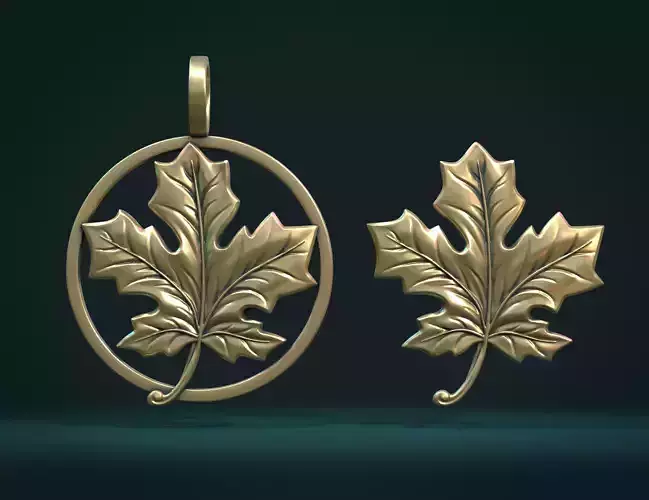 Maple Leaf II 3D print model
