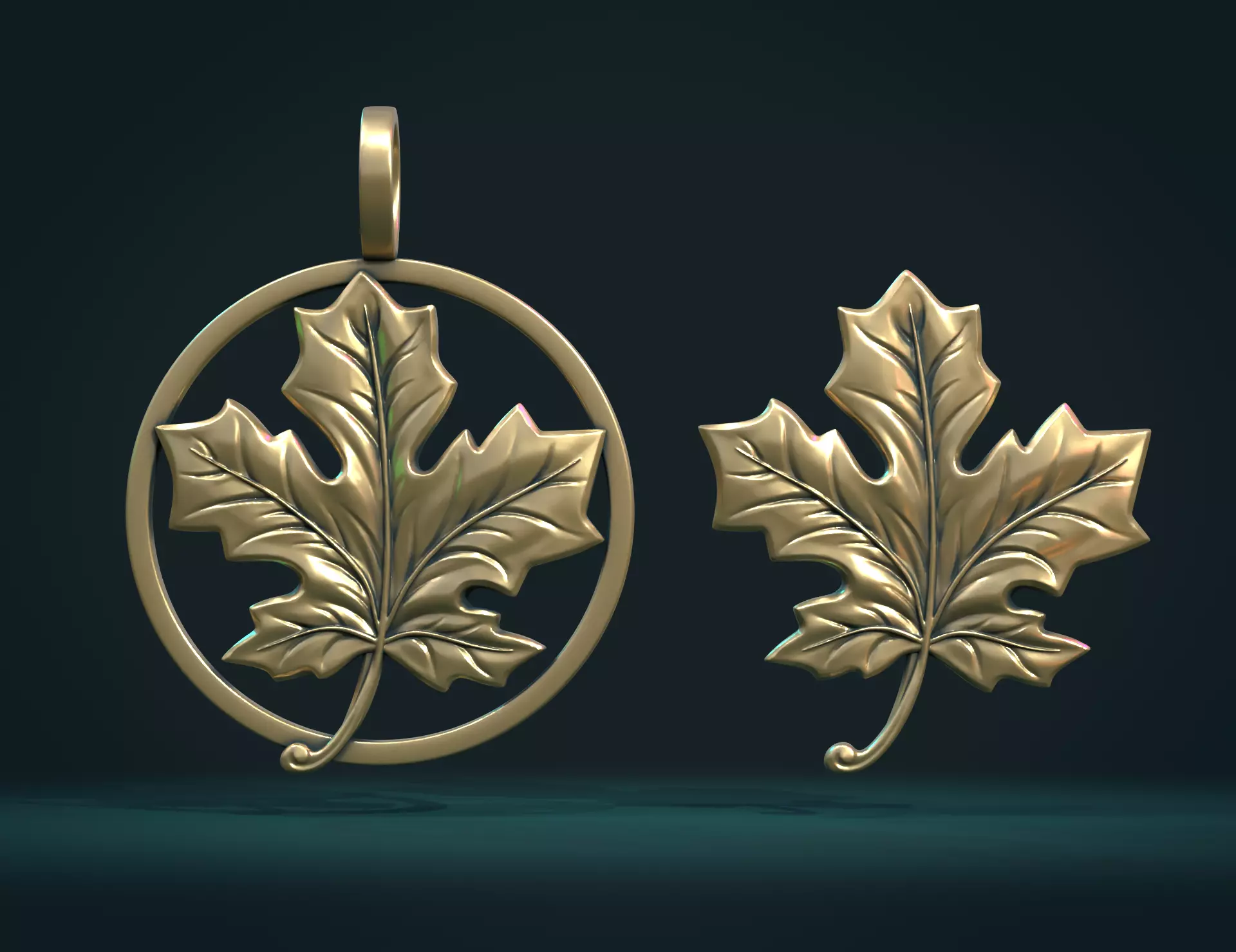 Maple Leaf II 3D print model_0