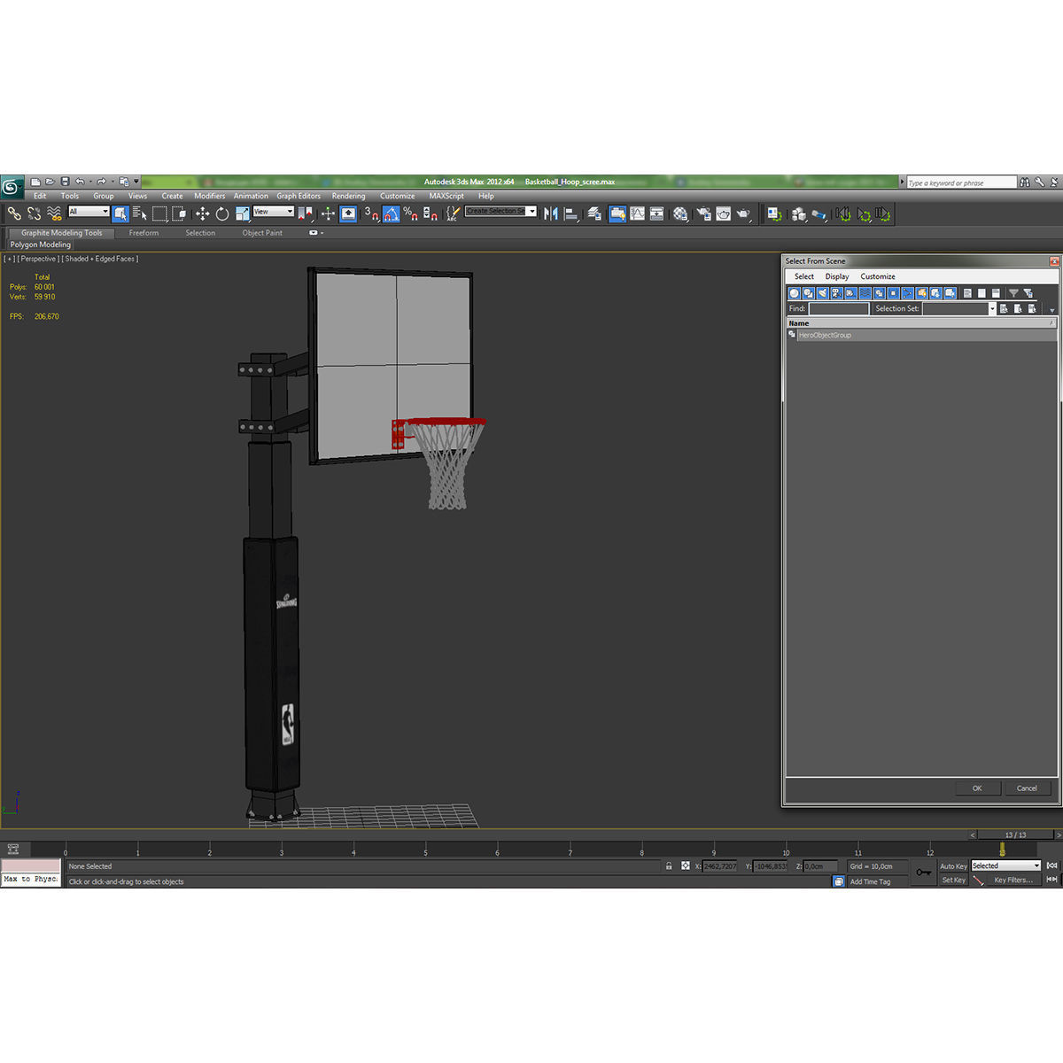 Basketball Hoop 3 3D model_18