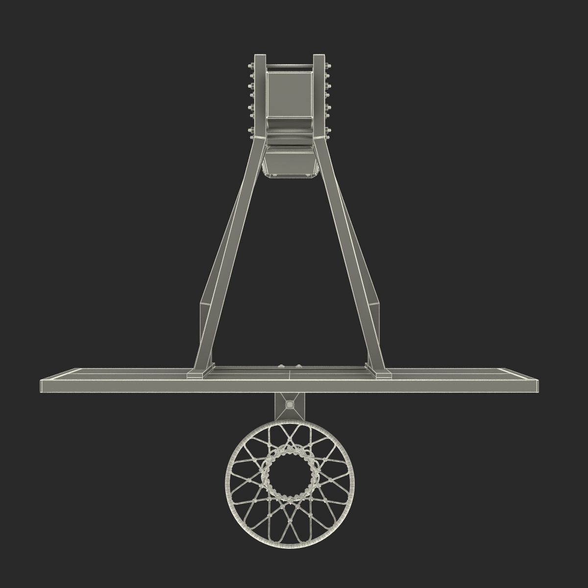 Basketball Hoop 3 3D model_19