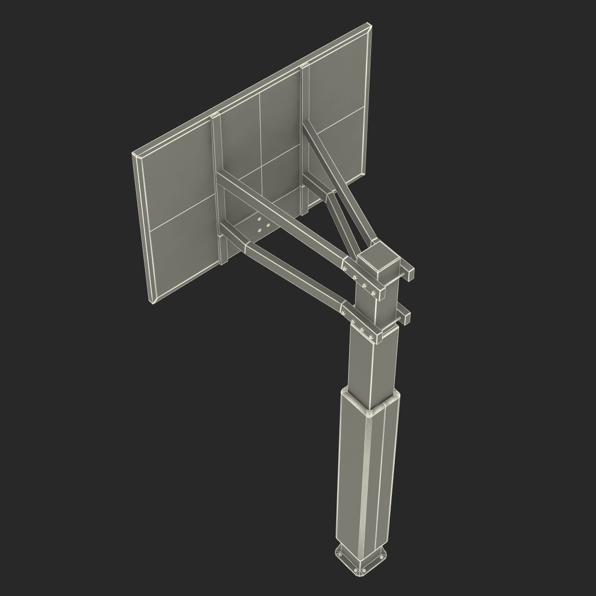 Basketball Hoop 3 3D model_24