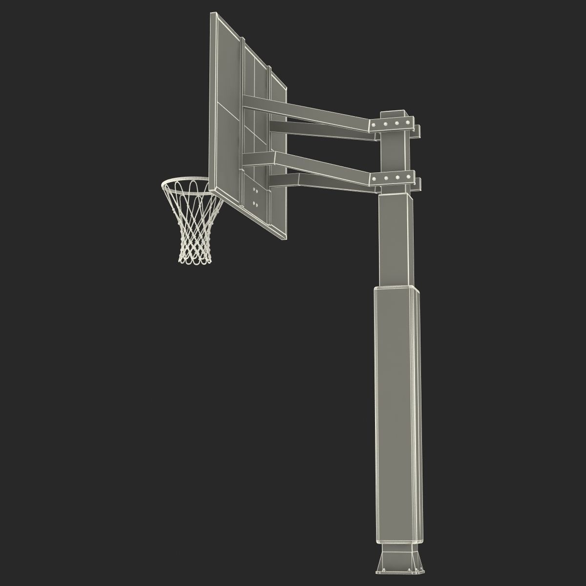 Basketball Hoop 3 3D model_25