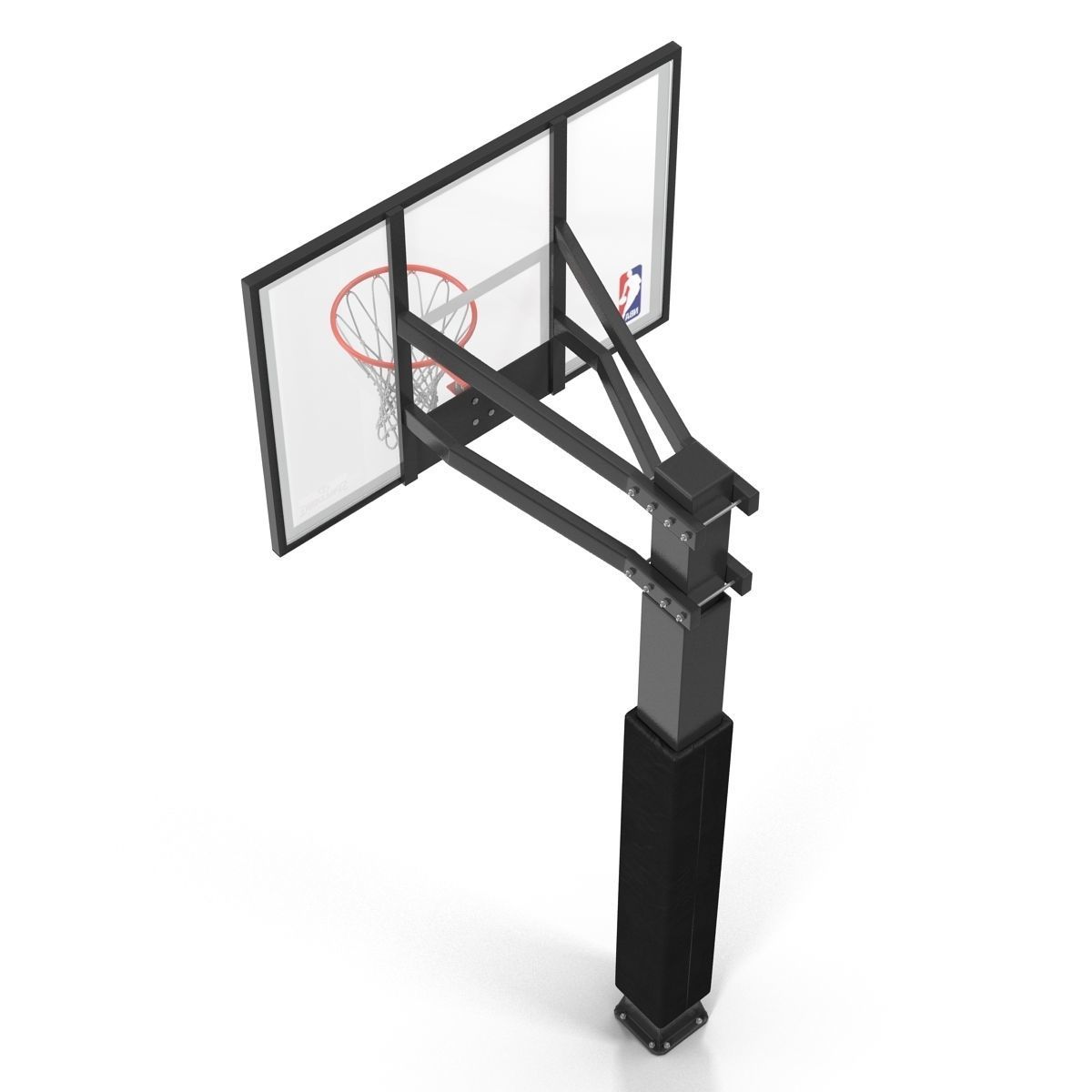 Basketball Hoop 3 3D model_6