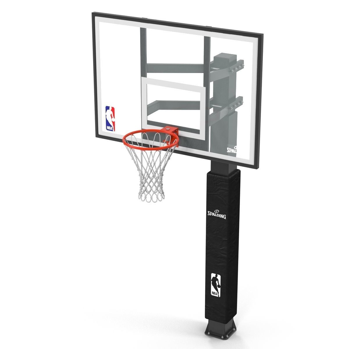 Basketball Hoop 3 3D model_8