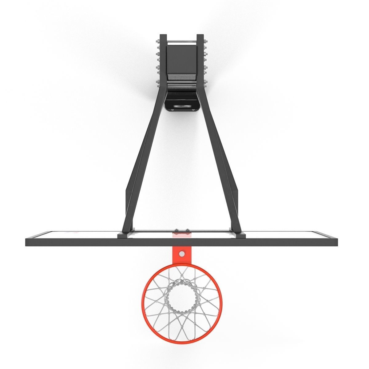 Basketball Hoop 3 3D model_2