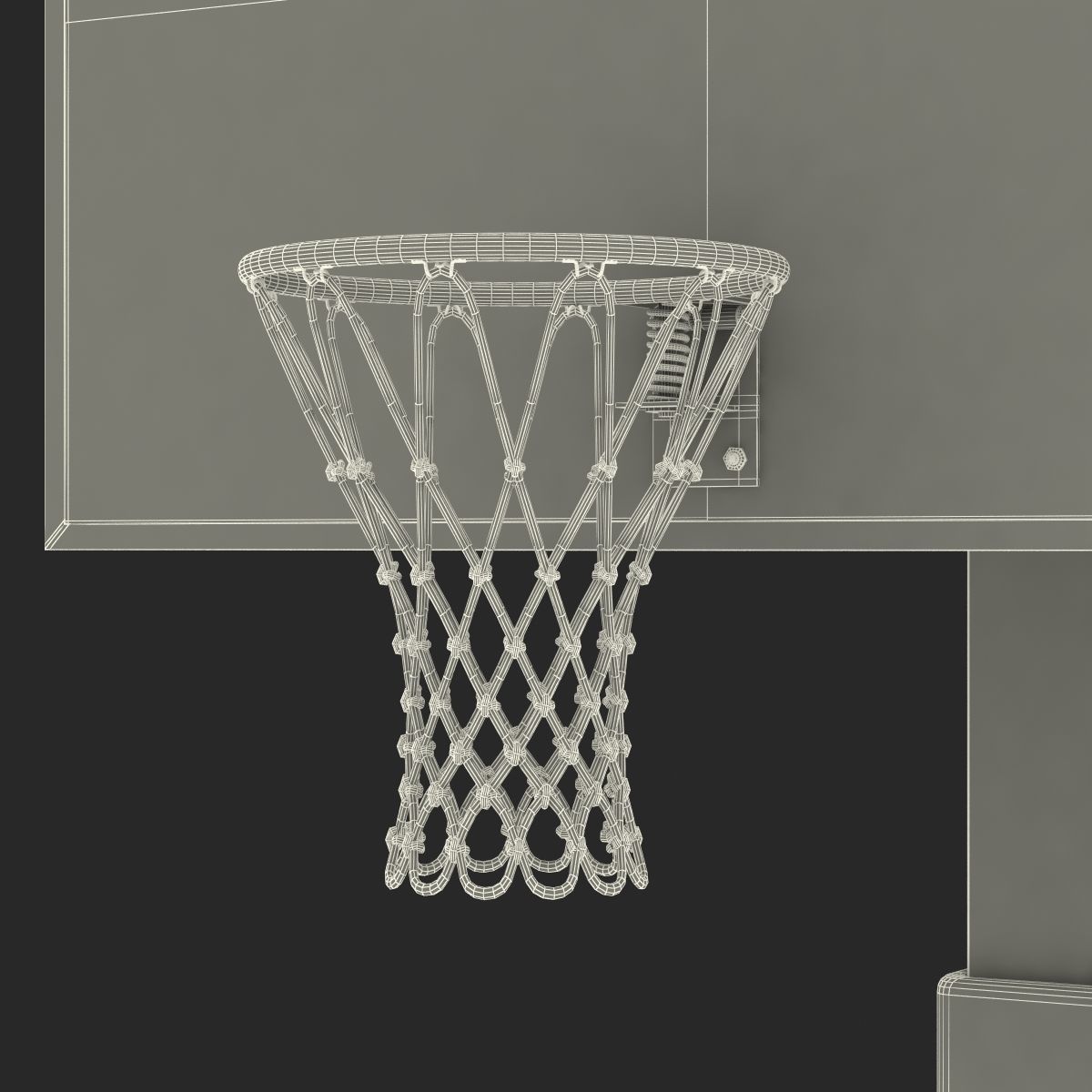 Basketball Hoop 3 3D model_26