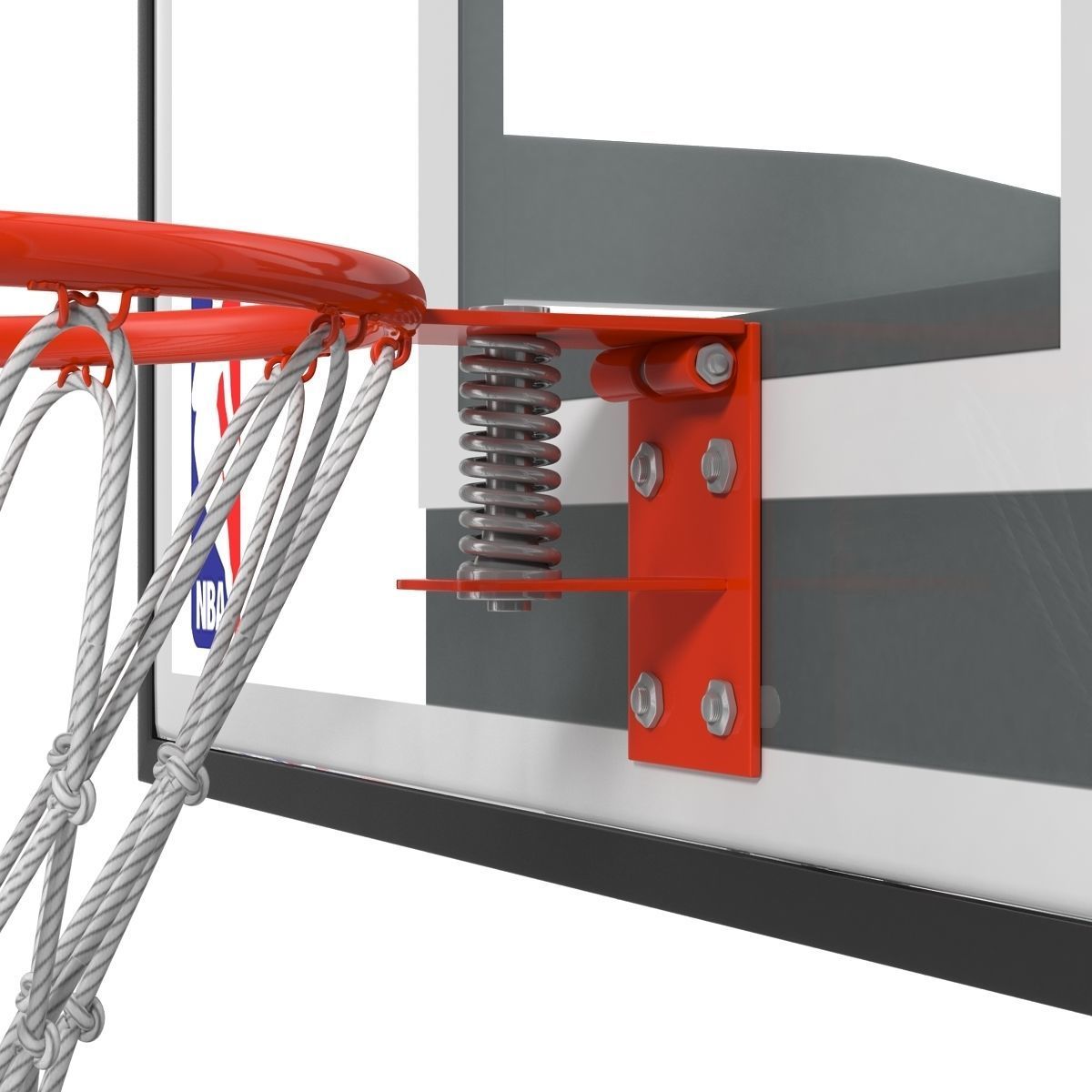 Basketball Hoop 3 3D model_10