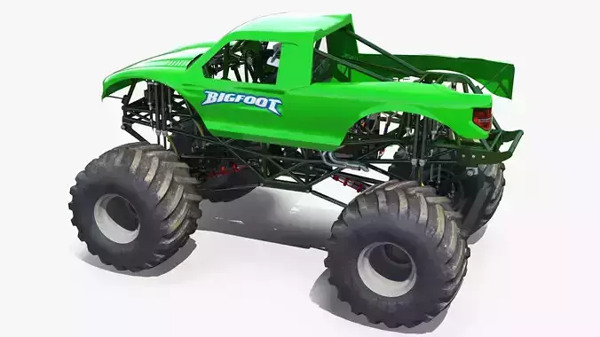 Monster Truck Bigfoot Generic Rigged