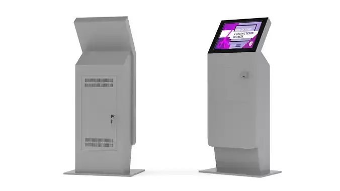 Electronic Kiosk 3D model
