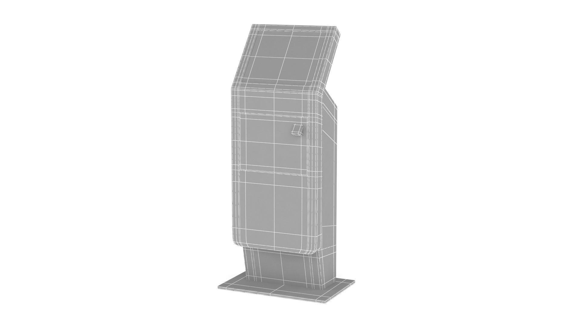 Electronic Kiosk 3D model_8