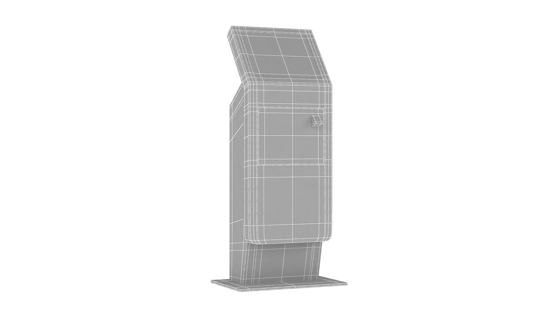 Electronic Kiosk 3D model_11