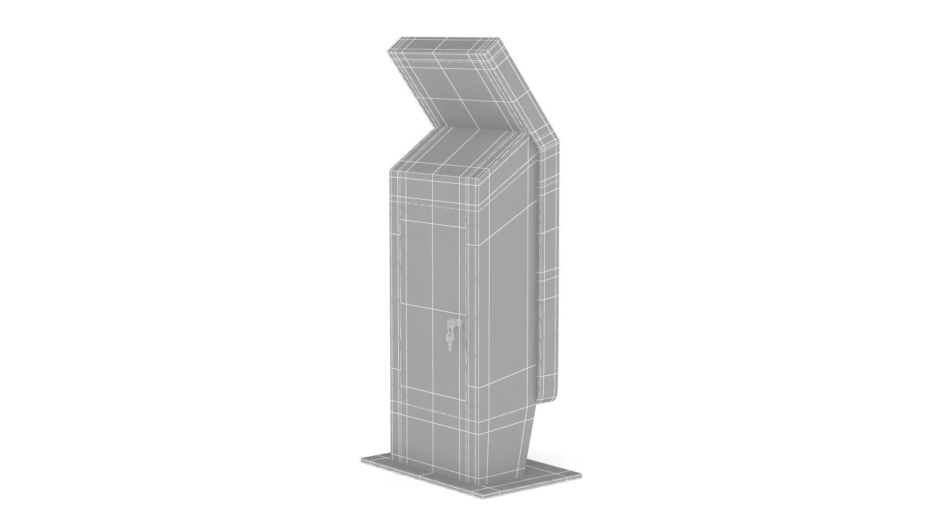 Electronic Kiosk 3D model_10