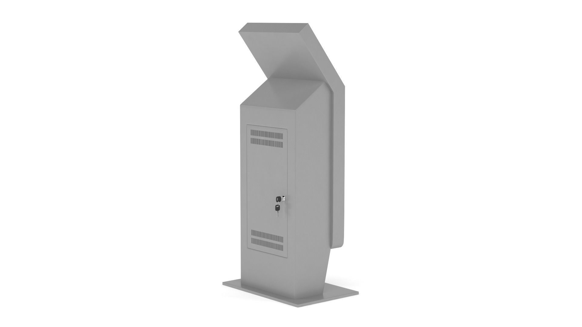 Electronic Kiosk 3D model_4