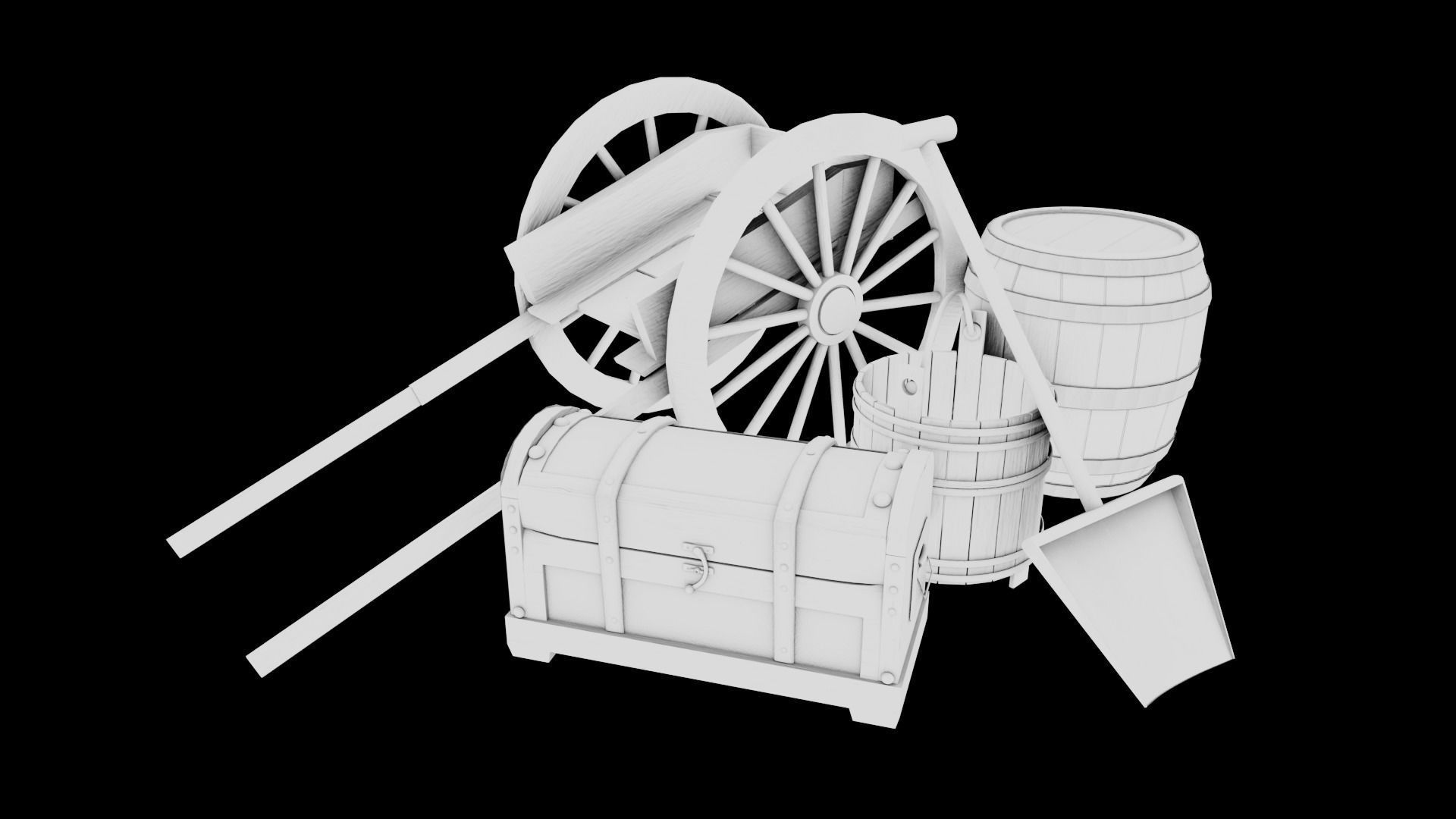 Medieval Props Lite 3D model_3