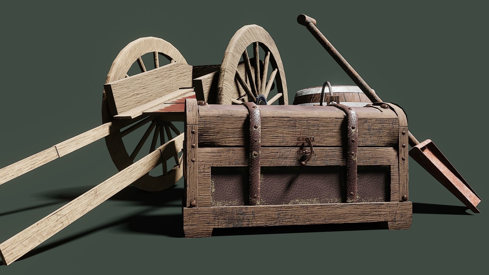 Medieval Props Lite 3D model_2