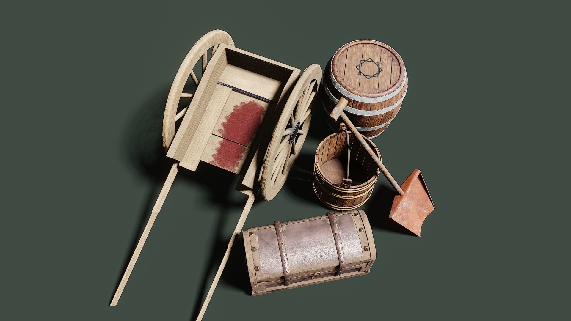 Medieval Props Lite 3D model_1