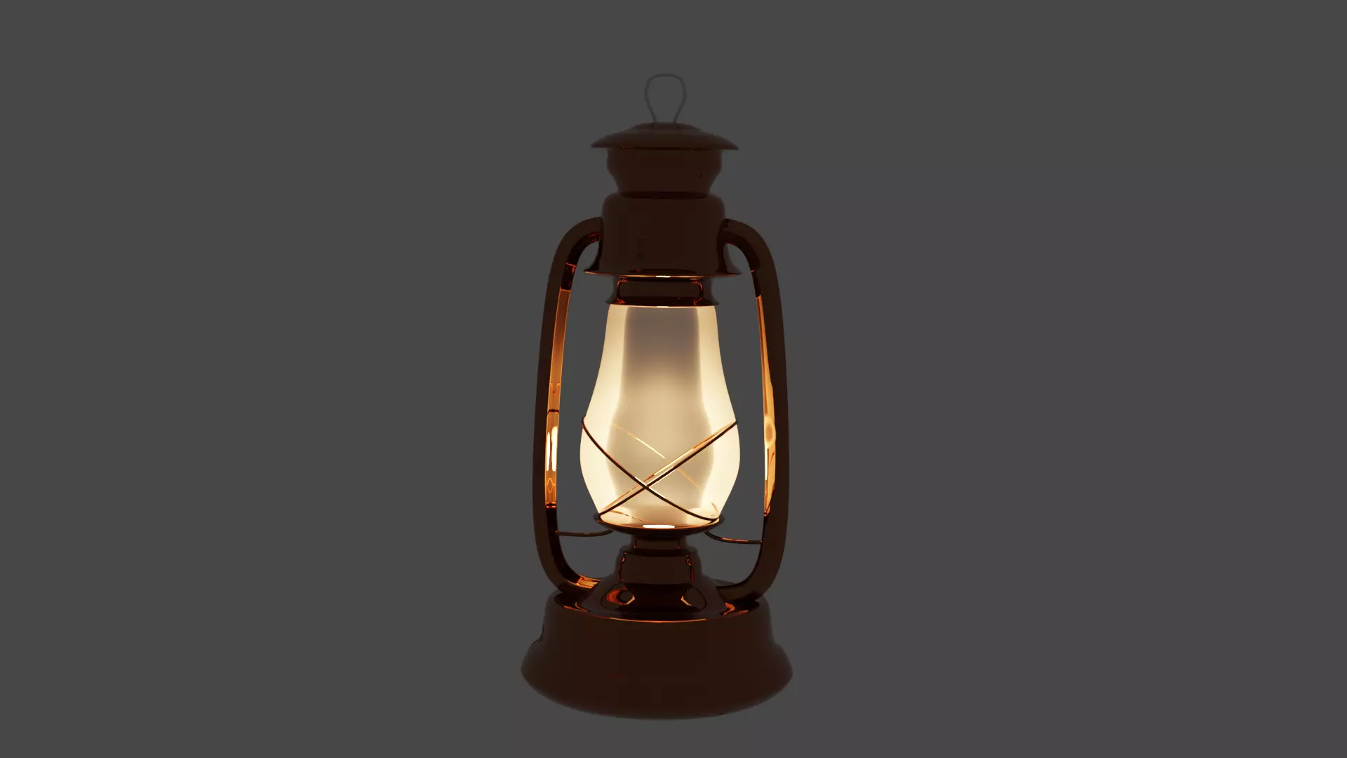 Lamp game-ready old Free low-poly 3D model_0