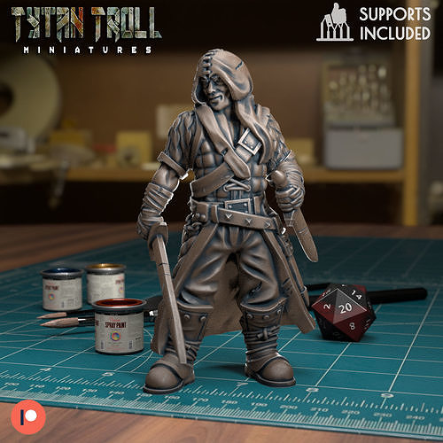 Bandits C002 - Pre-Supported 3D print model
