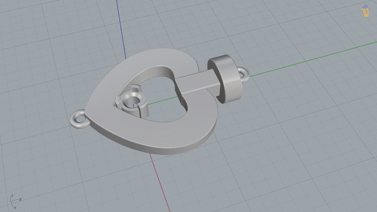 Fred Bracelet 3D print model_12