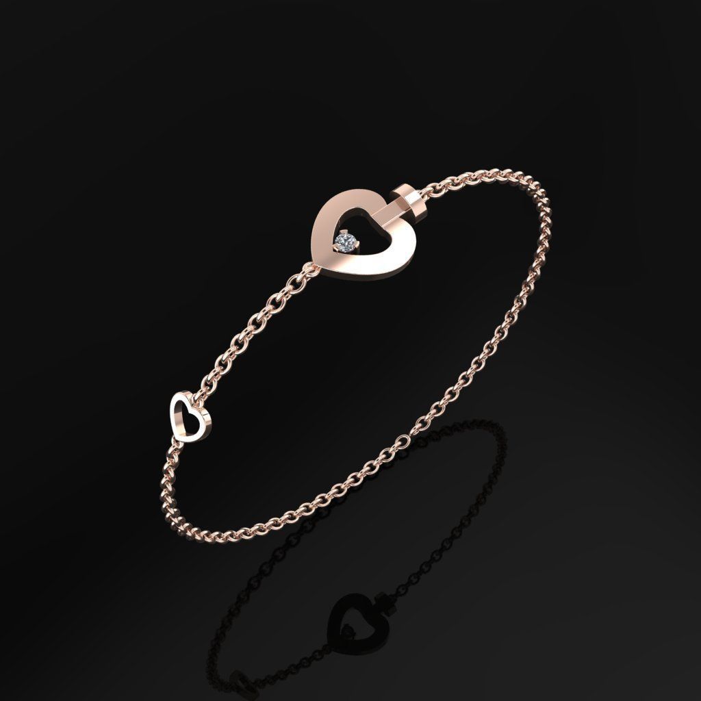 Fred Bracelet 3D print model_2