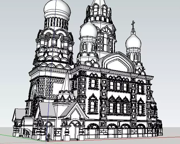 Church of the savior on blood 3D model_0