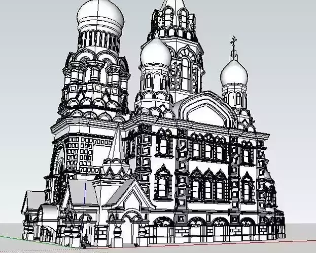 Church of the savior on blood 3D model