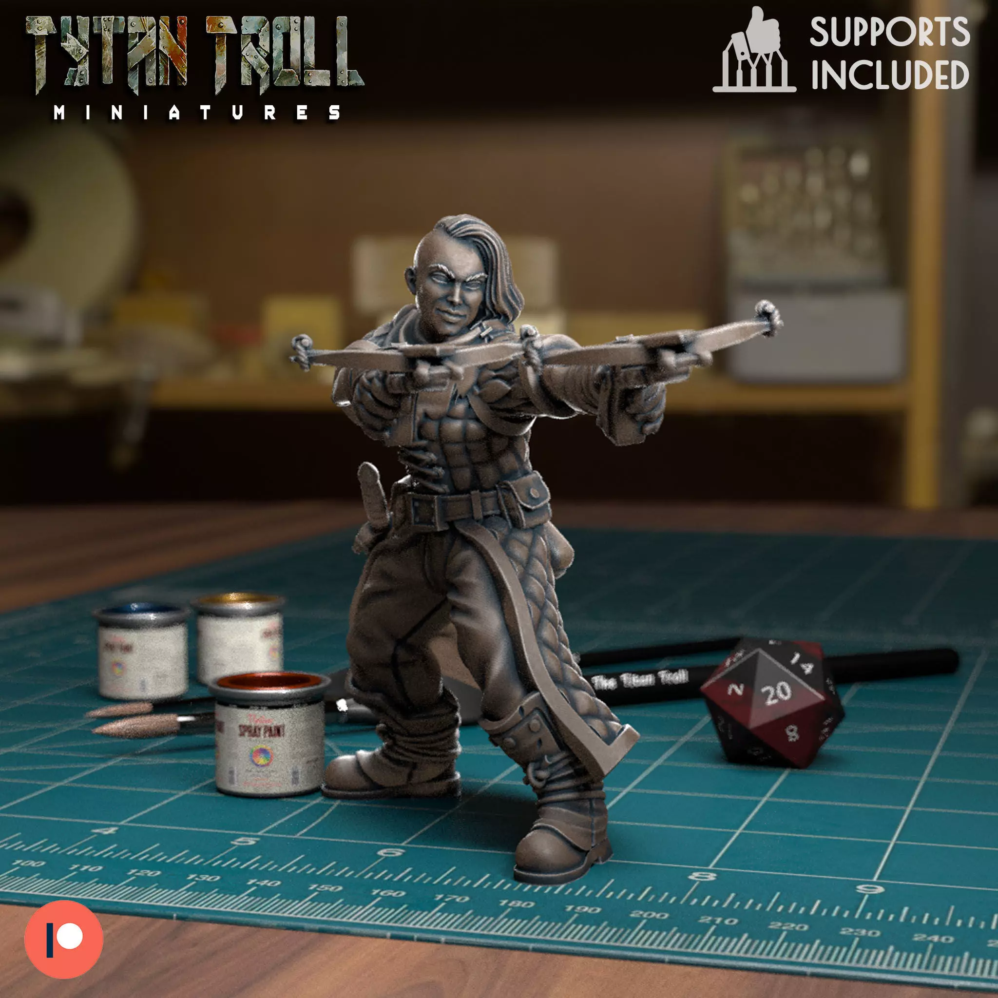 Bandit C008 - Pre-Supported 3D print model