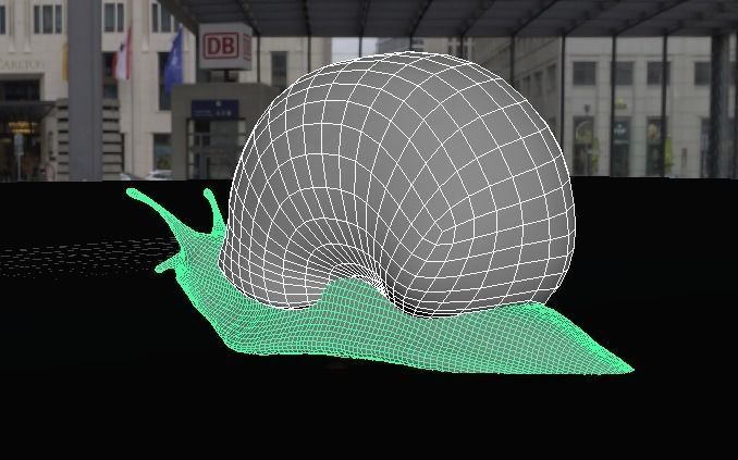 Snail model 3D model_1