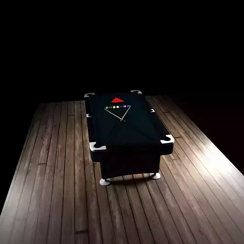 Snooker Board Low-poly 3D model