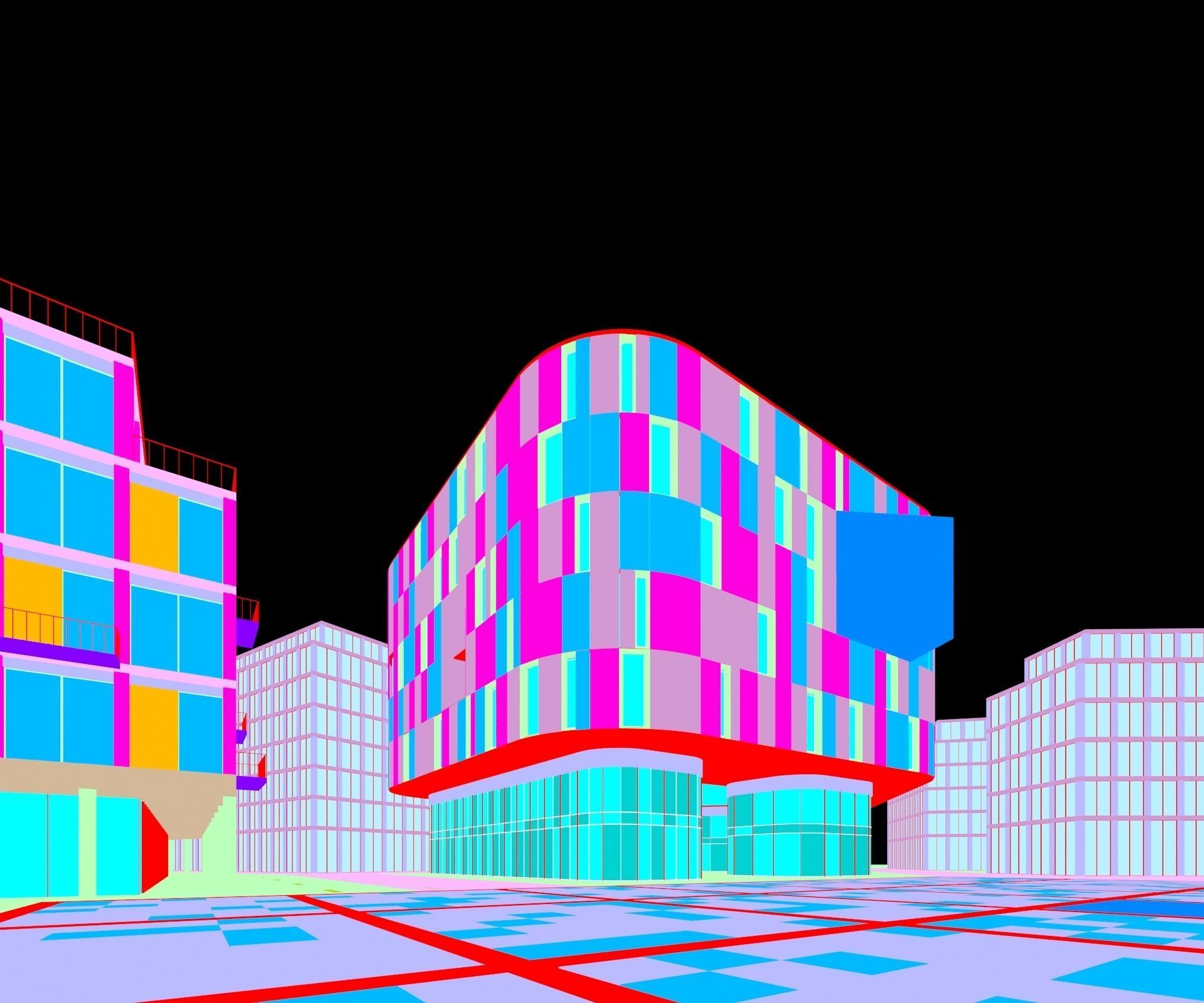 Office Building 3D model_29