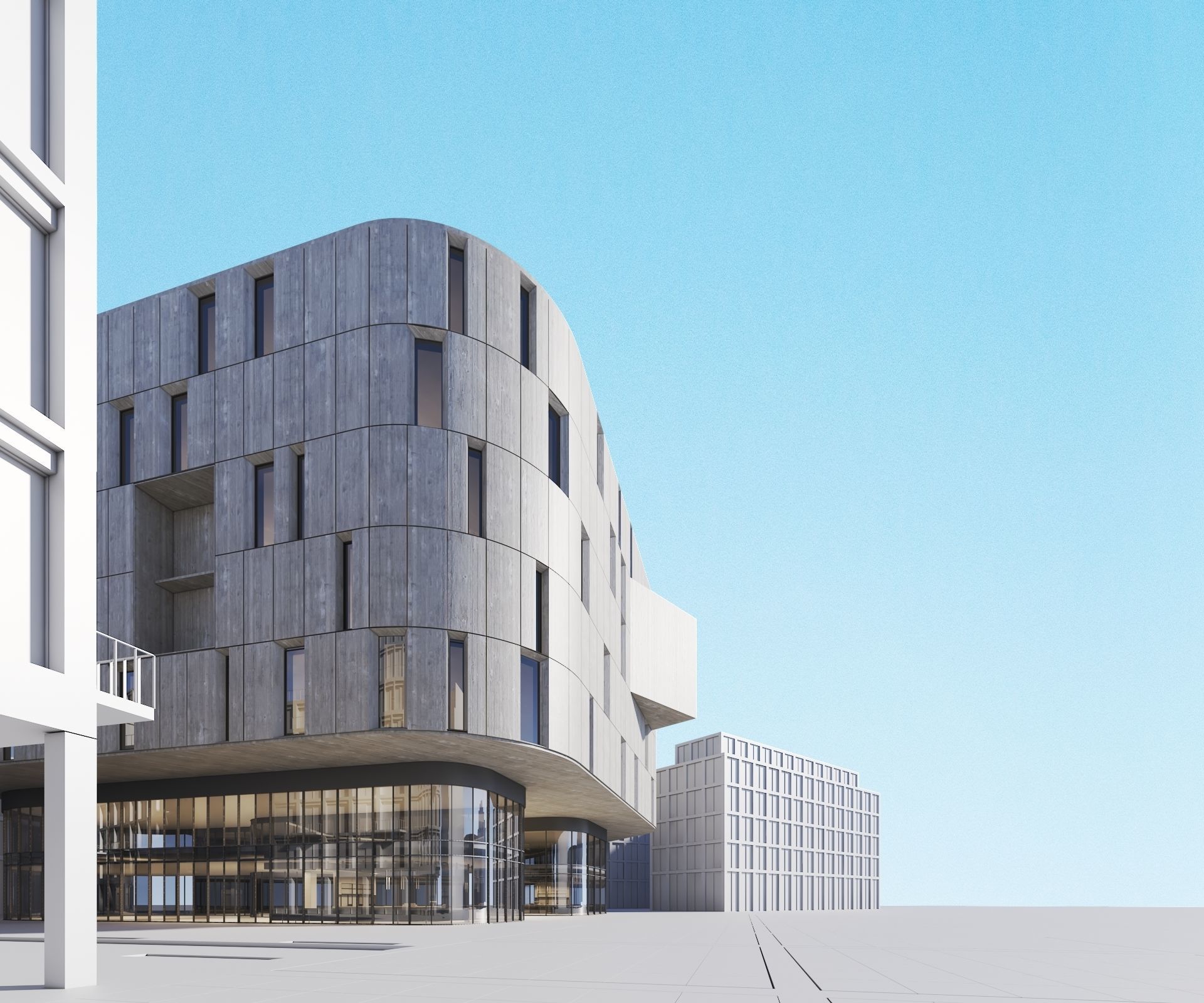 Office Building 3D model_8