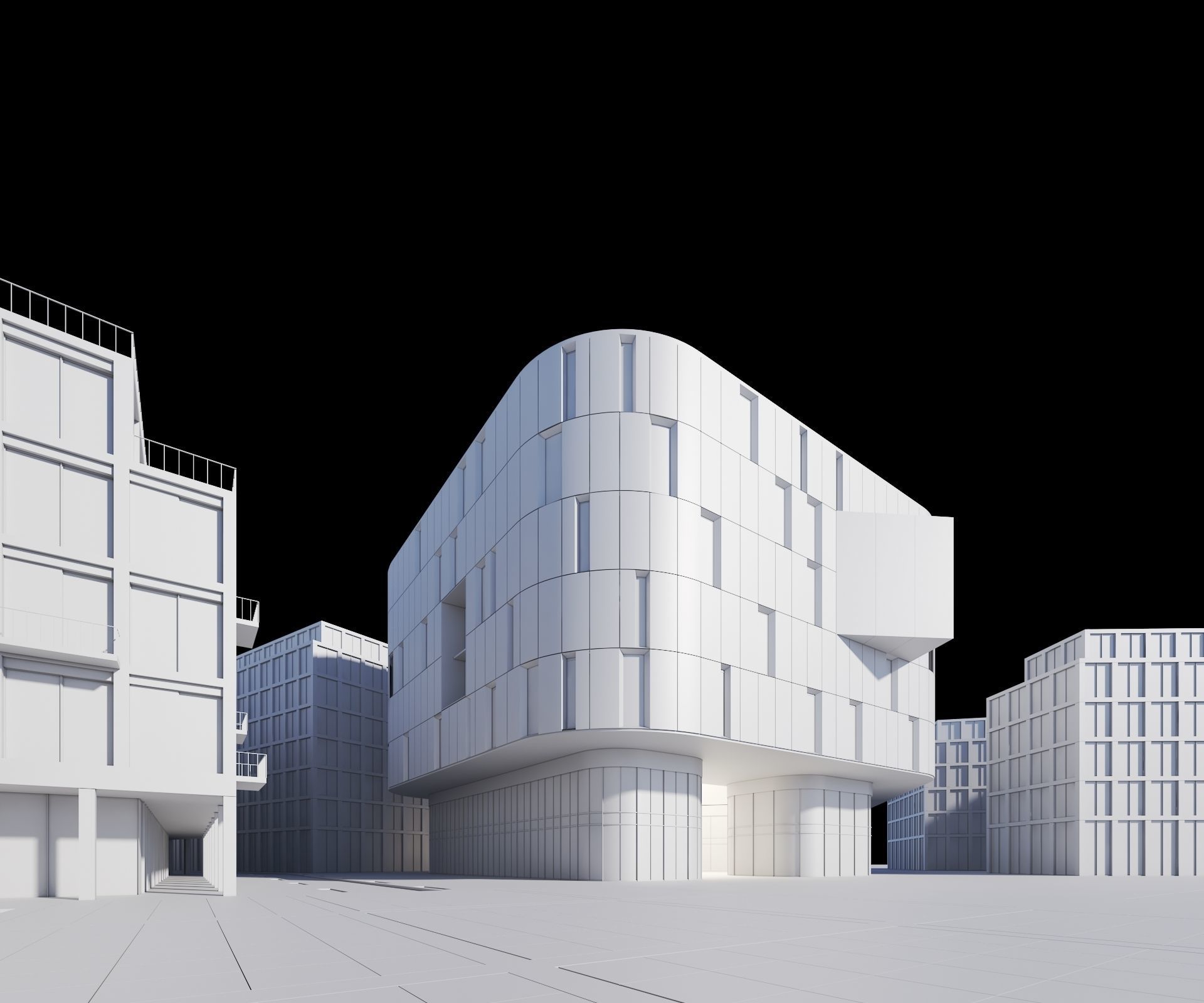 Office Building 3D model_4
