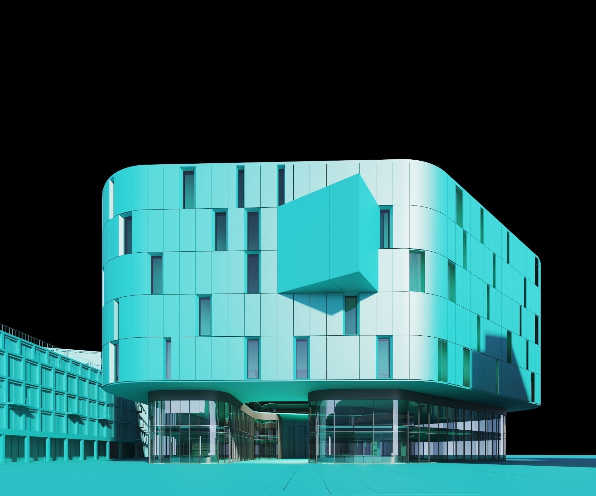 Office Building 3D model_14