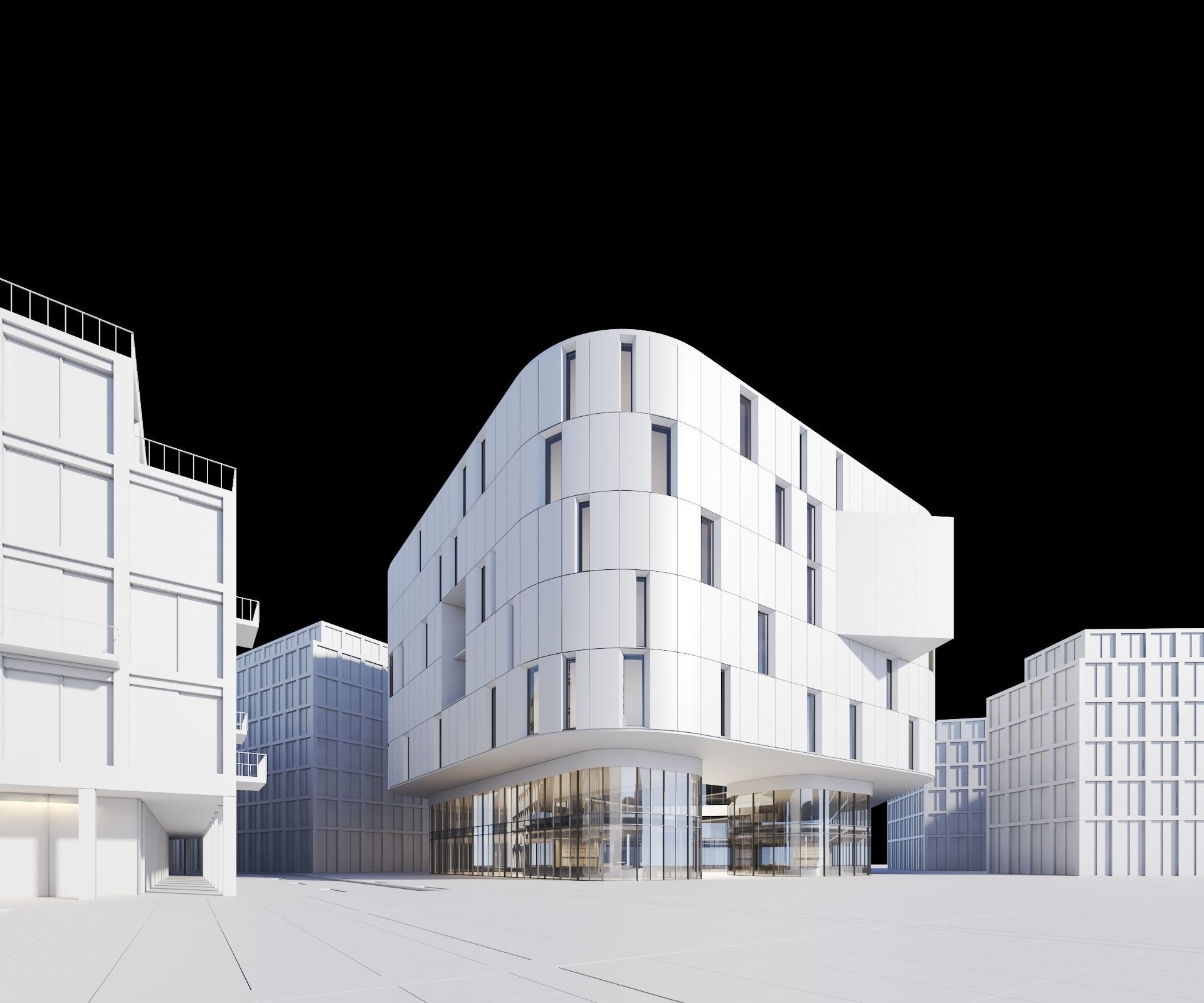 Office Building 3D model_5