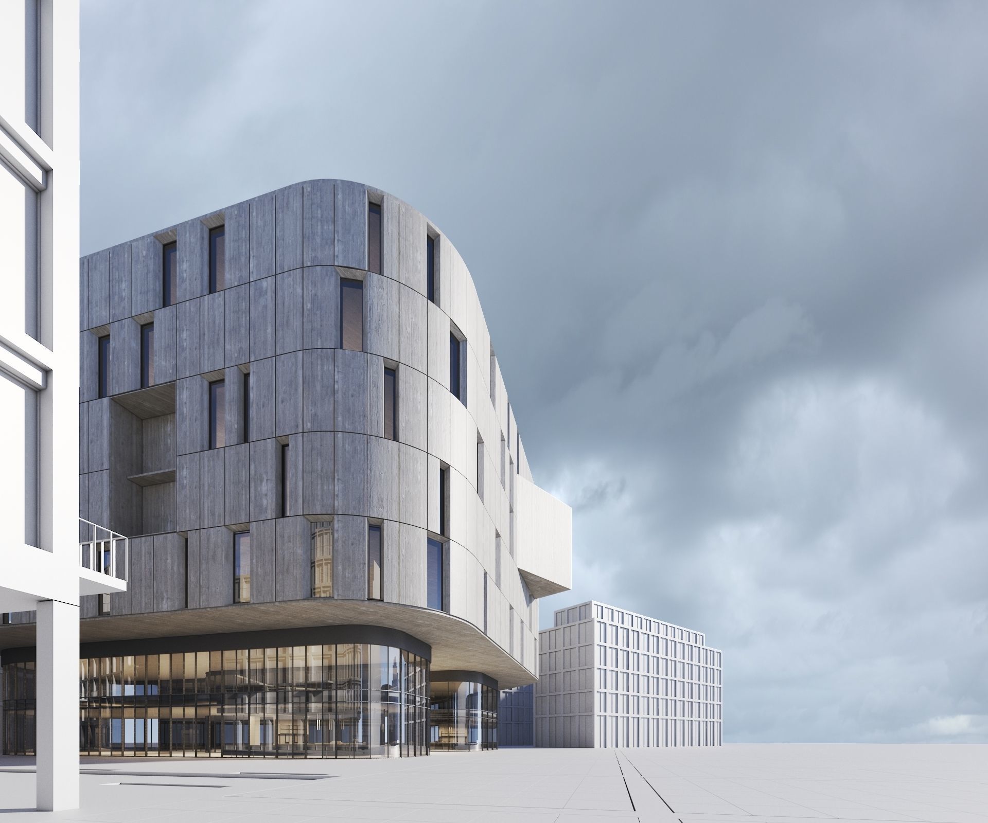 Office Building 3D model_1