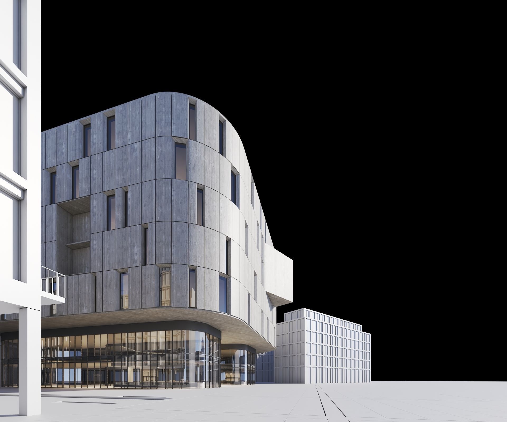 Office Building 3D model_9