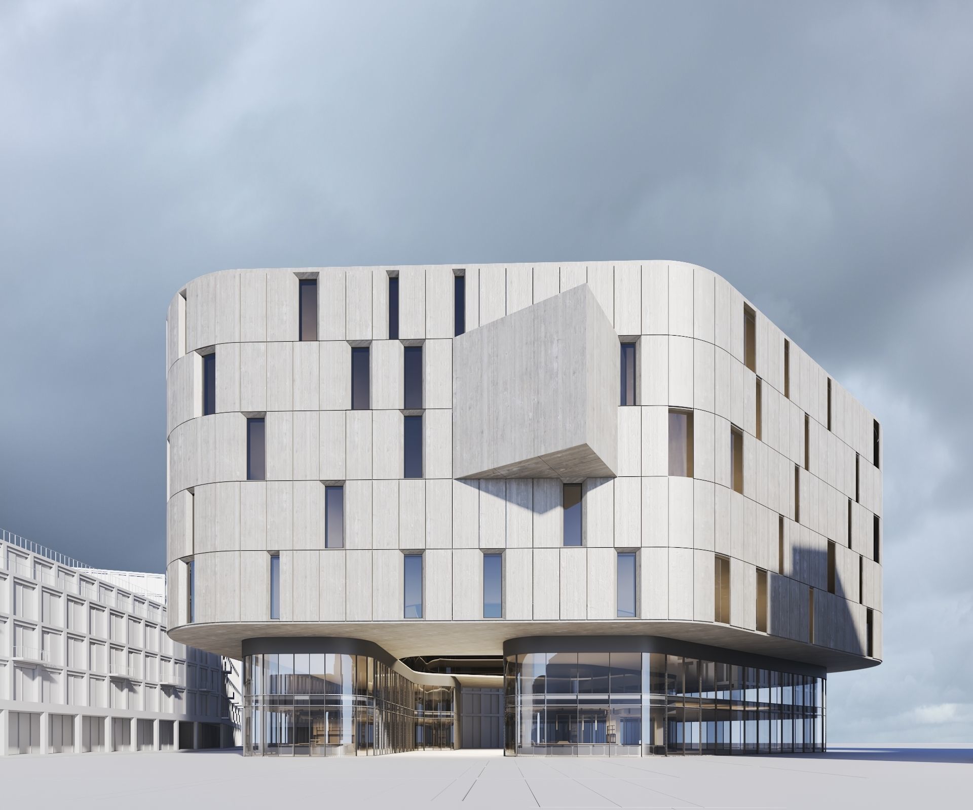 Office Building 3D model_2