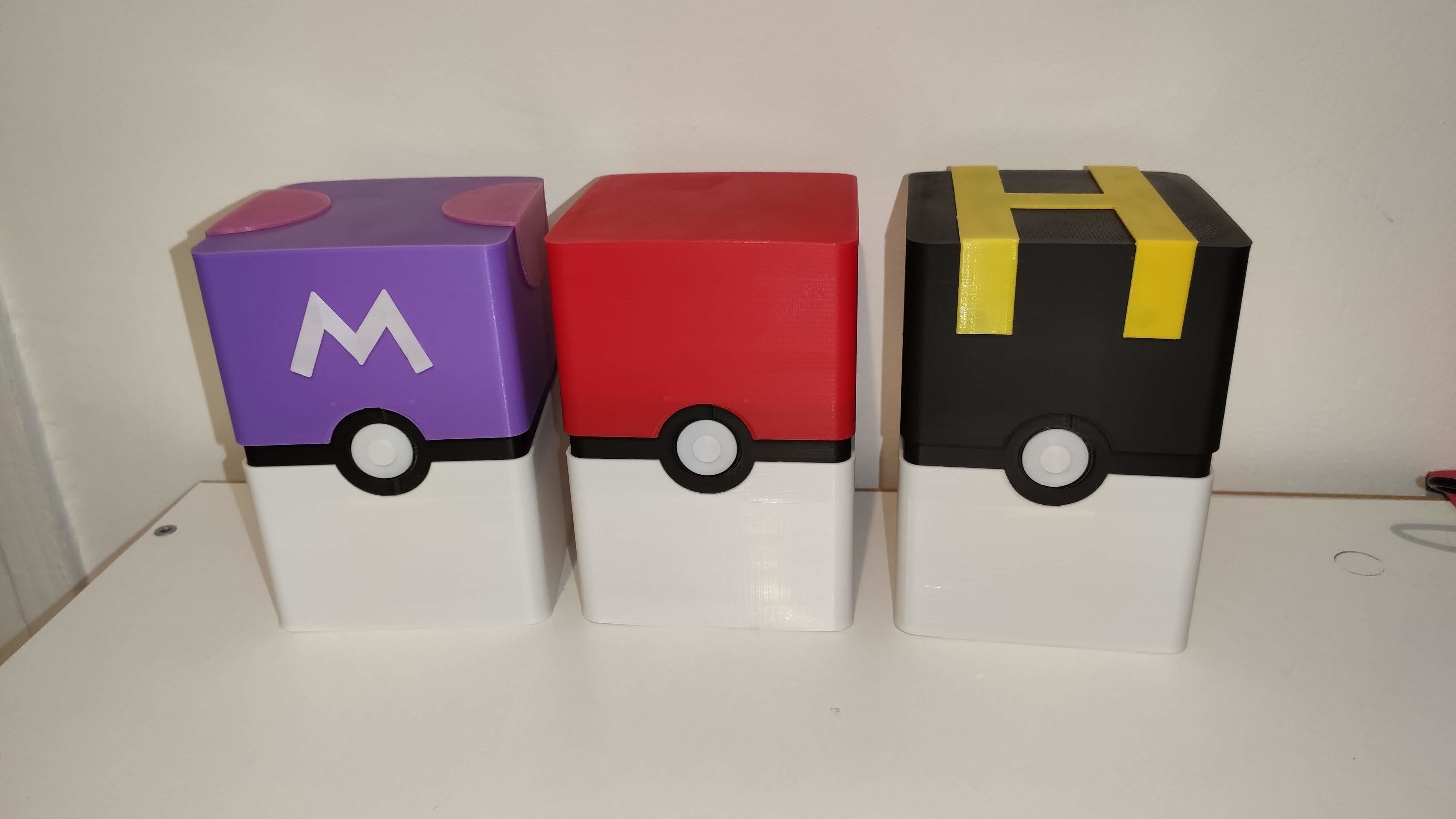 POKEBALL BOX FOR TRADING CARD GAME 3D print model_4