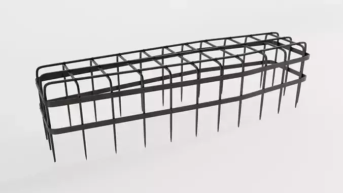 Mortsafe metal rack