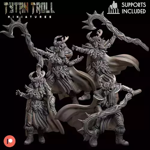 Druid Bundle - Pre-Supported 3D print model