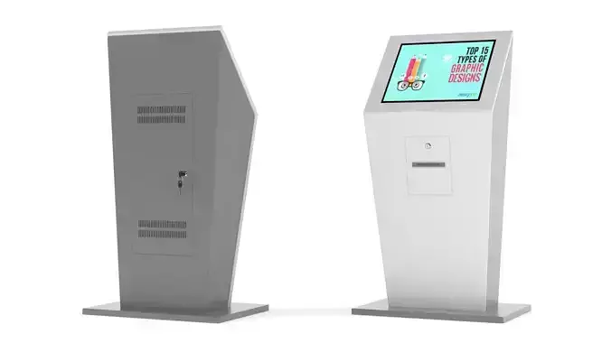 Electronic Kiosk 3D model